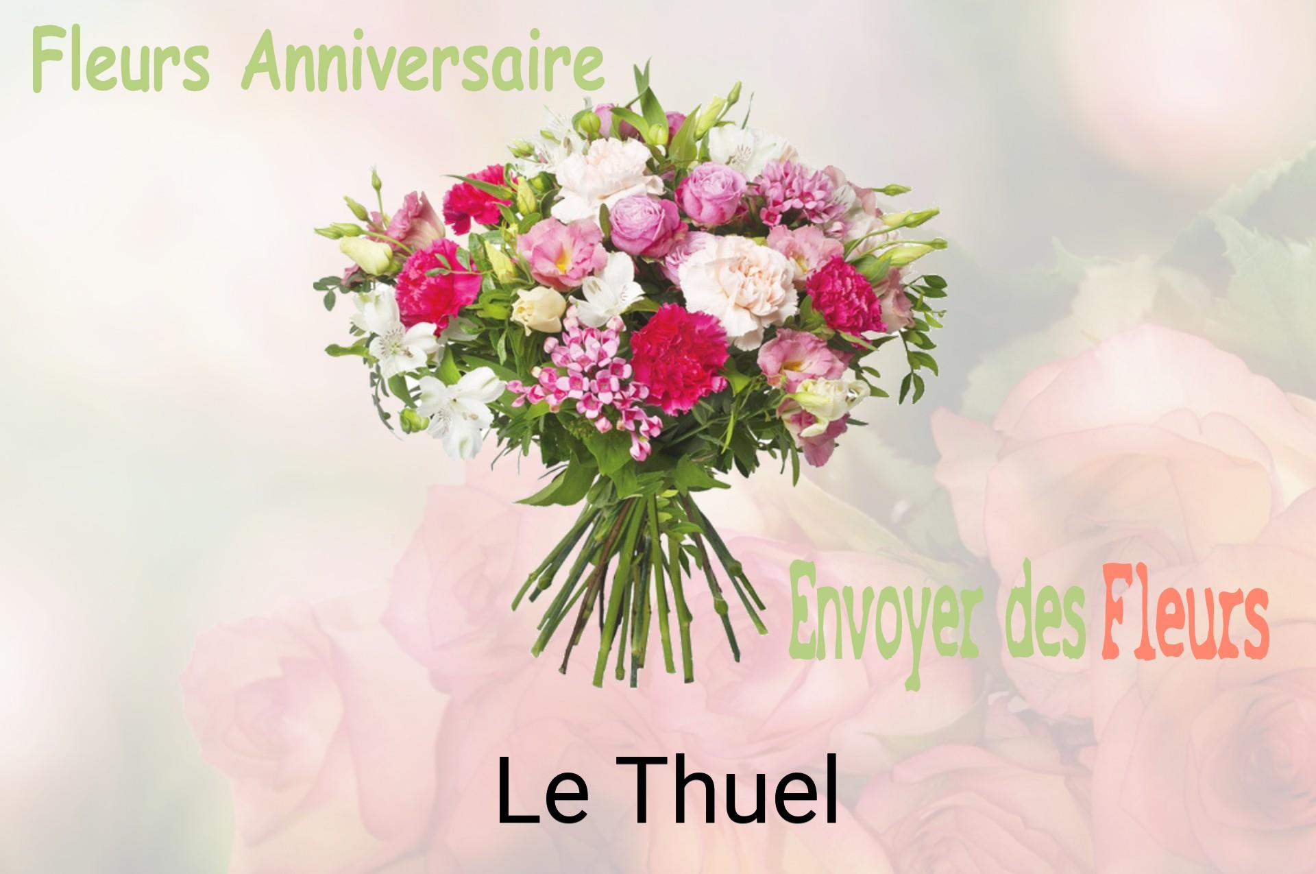 Bouquet de fleurs d’anniversaire livré à Le Thuel